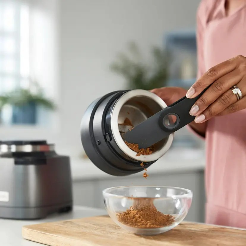 Kenwood CHP80000SI Duo Prep 2 in 1 Chopper and Grinder | Dishwasher Safe Parts | High Speed Metal Grinder | Powerful 800W Motor | Compact Design