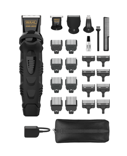 Wahl Down Under Sport 360 Trimmer | 4 Interchangeable Heads | 360° Blade Rotation & Ergonomic Grip
