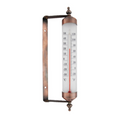 Esschert Design Wall Mild Steel Thermometer On Frame Outdoor 24.8cm Copper