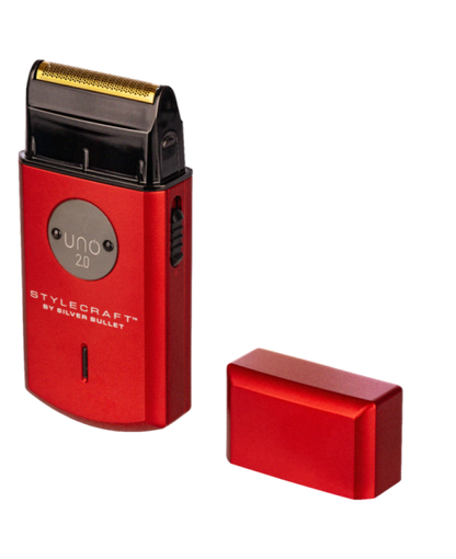 Uno Single Shaver | Cordless Red Foil Shaver | Pocket Sizer Shaver | Super Close Shave | Forged Blade