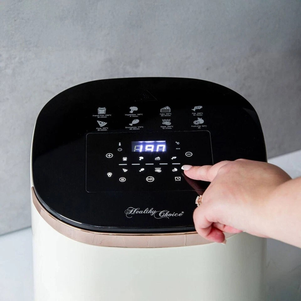 Healthy Choice 7L | Digital Air Fryer/Electric Airfryer | Oven 1400W Cream