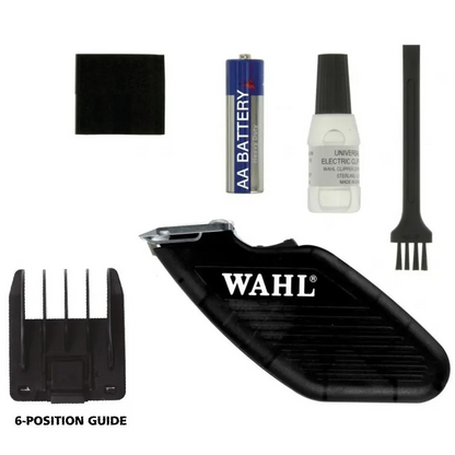 Wahl Pet Trimmer Kit | Battery Operated Dog Cat Hair Fur Clipper | Hardened Steel Blades