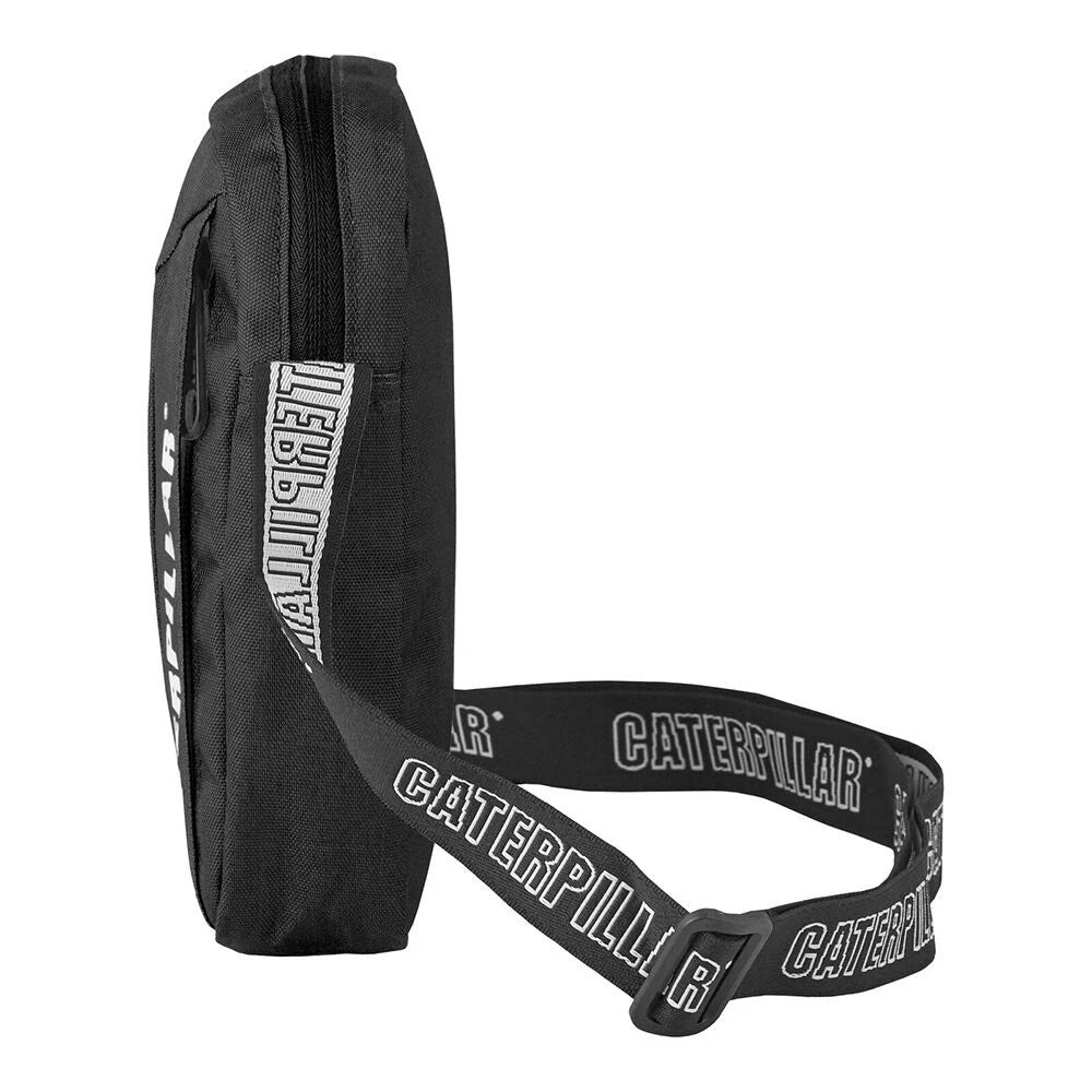 Caterpillar Men's City Adventure Shoulder Bag Adjustable Strap 20.5x15cm Black