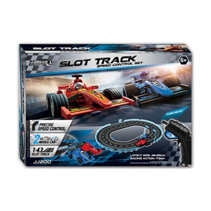 Slot Car Set  | ABT 172cm Electric | F1 Style Track For Kids +6 Years