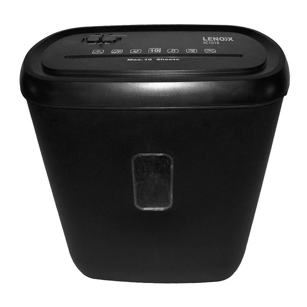 Electric Home Office 21L Cross Cut Shredder | 10 A4 Paper Sheet/Credit Card Secure | Reverse Function |
