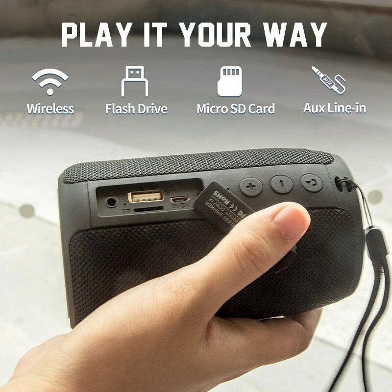 Wireless Bluetooth 5.0 Speaker | Outdoor Portable Loud Stereo Speakers | Waterproof