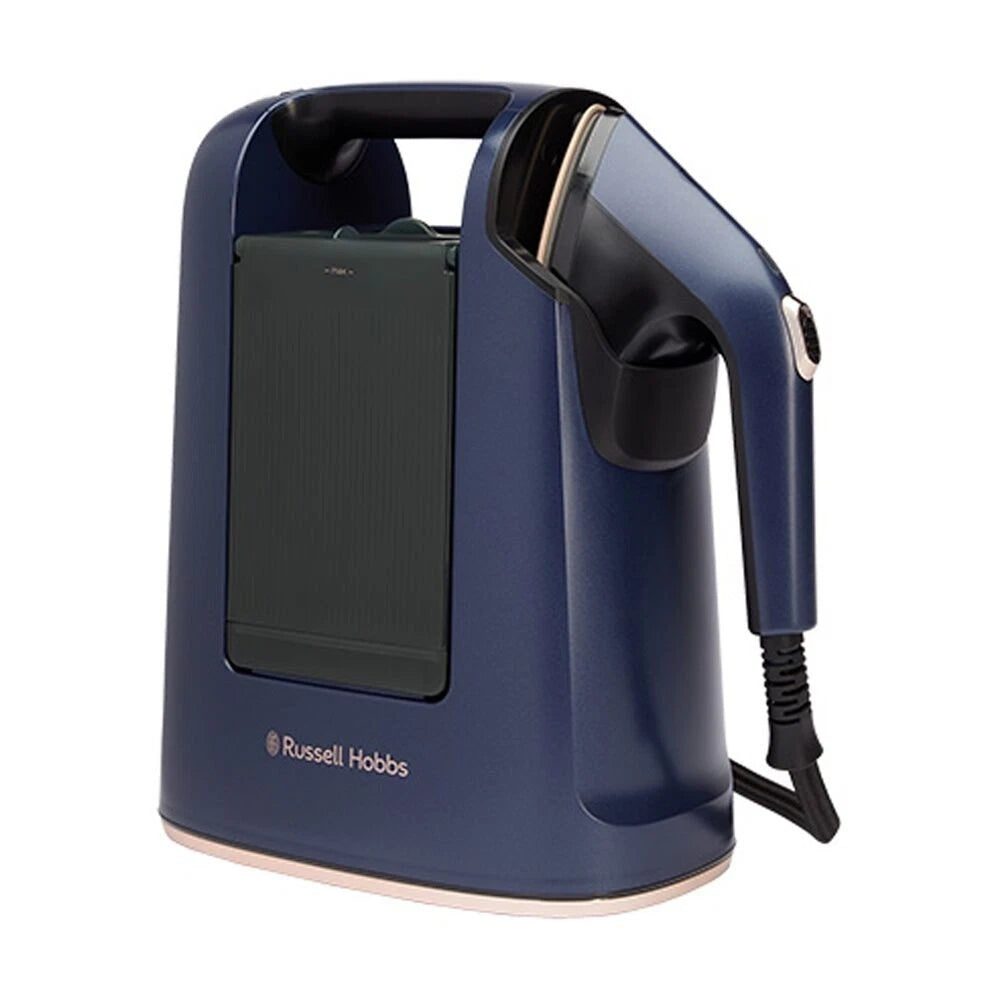 Russell Hobbs Supreme Handheld Steam Cleaner Maestro Clothes Iron Navy/Champagne
