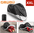 Motorcycle Cover Waterproof | Size XXL | Wind Shelter Heavy Duty | Dust Storage Protective AU (Copy)