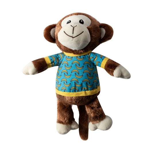Petshop By Fringe Studio Bananas The Monkey Plush Dog Toy Extra Large