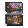 Hinkler 1000PC Mindbogglers Artisan Balloon Fest & Artisan Cafe Nights Puzzle