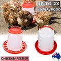 Portable Automatic Chicken Bird Chook Poultry Food Water Feeder Drinker Waterer