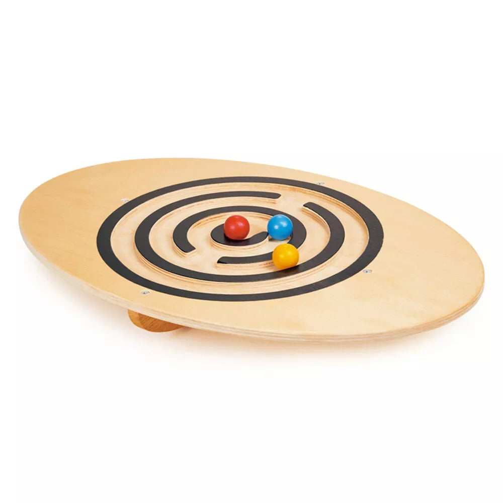 Wood Wobble Balancing Board | Kids/Children 45cm Interactive Toy | Balance/Coordination Toy