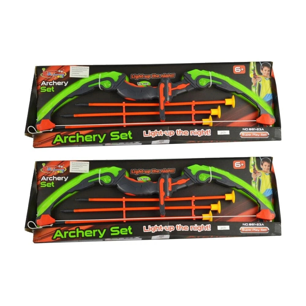 Kids Light Up Archery Set | 2 x 3pc set