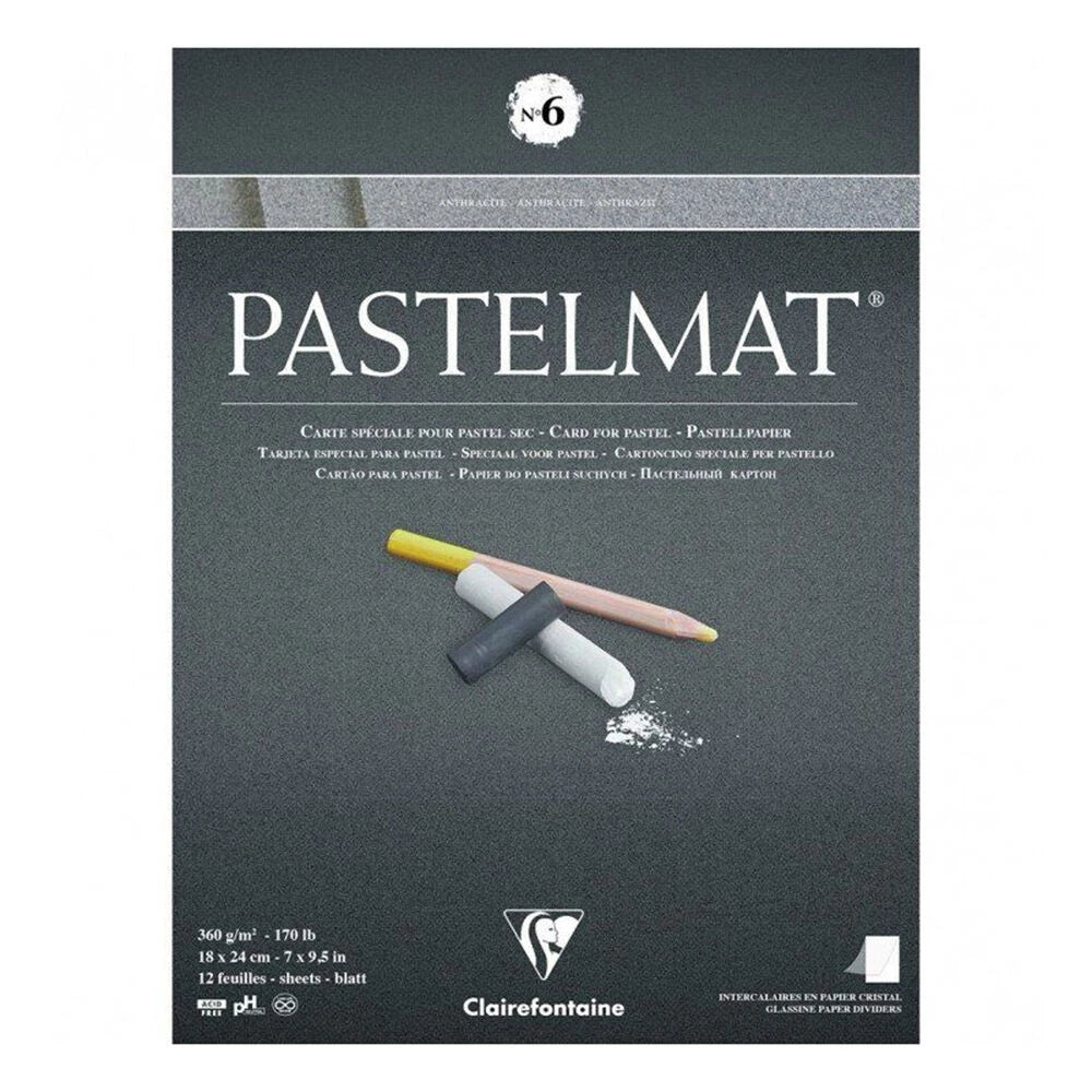 Pastelmat Pastel Paper Pad | No.6 12 Sheets 18x24cm 360gsm | Specially Developed for Pastellist
