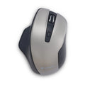 VERBATIM Silent Ergonomic Wireless Blue LED 2.4Ghz Mouse Adjustable DPI Graphite