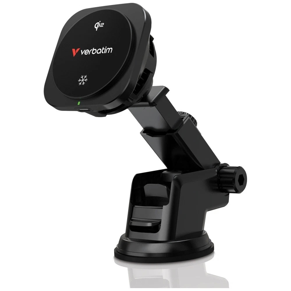 VERBATIM Charge 'n' Drive Qi2 Magnetic Car Charger CND-02 Wireless