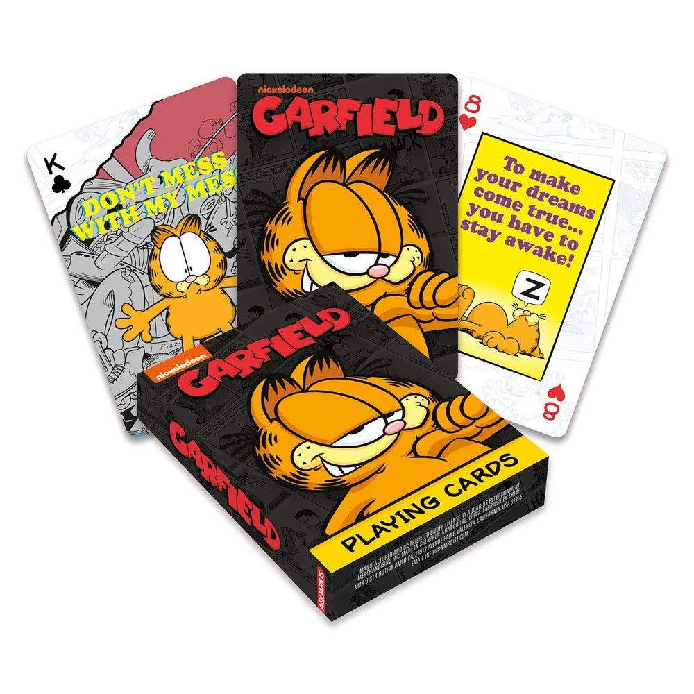 54pc Aquarius Garfield Playing Cards Poker Family Party Play Game Deck Set 3y+