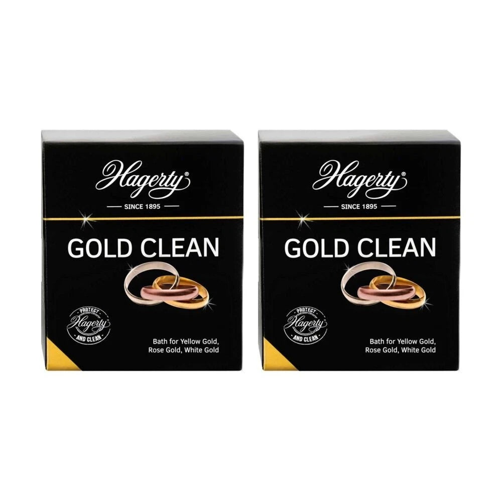 Hagerty Gold Clean Bath | Jewellery Care Tool/Accessory | 2PK Shine Restorer 170ml