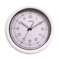 Leni Round Luminous Silent Non-Ticking Analogue Wall Clock 32.5cm White
