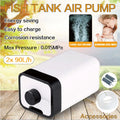 Aquarium Oxygen Pump | Aqua Fish Tank Pond Air Bubble | Disk Stone Aerator 2 Outlets | 15hPa pressure output | Suitable for Freshwater & Saltwater Aquariums