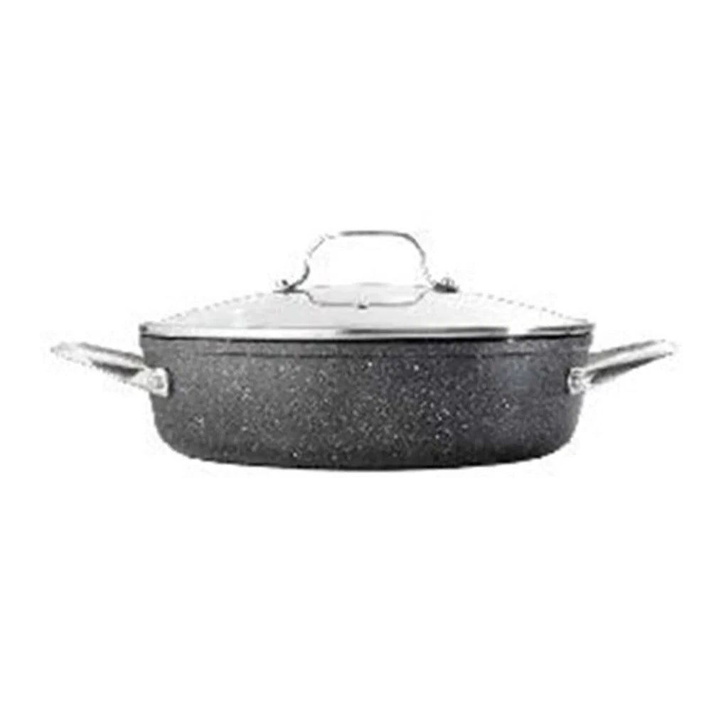 Rock Saute Pan with Lid Size 28cm by Baccarat