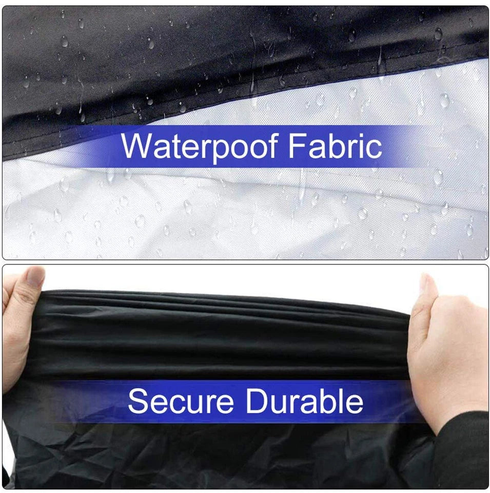 Motorcycle Cover Waterproof | Size L | Wind Shelter Heavy Duty | Dust Storage Protective AU