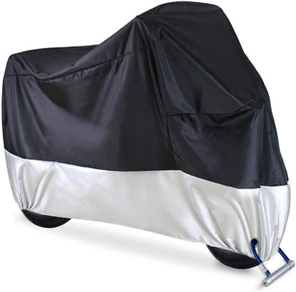 Motorcycle Cover Waterproof | Size XXL | Wind Shelter Heavy Duty | Dust Storage Protective AU (Copy)