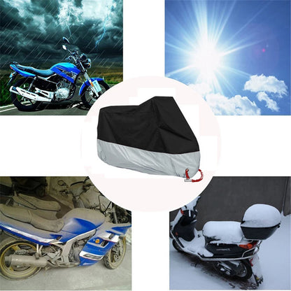 Motorcycle Cover Waterproof | Size XXL | Wind Shelter Heavy Duty | Dust Storage Protective AU (Copy)