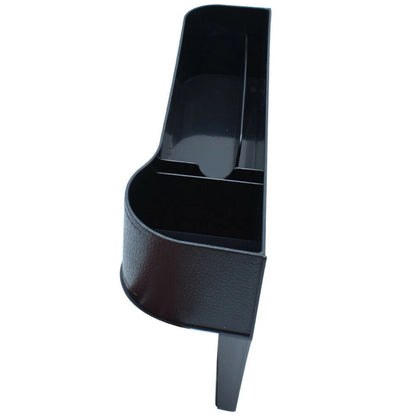 Car Seat Storage Box & Console | 2PCS Side Pocket Coin Phone Organizer | Cup Holder