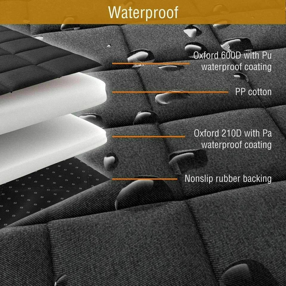 Premium Pet Car Cat Dog Back Seat Cover Hammock | NonSlip Protector Mat Waterproof