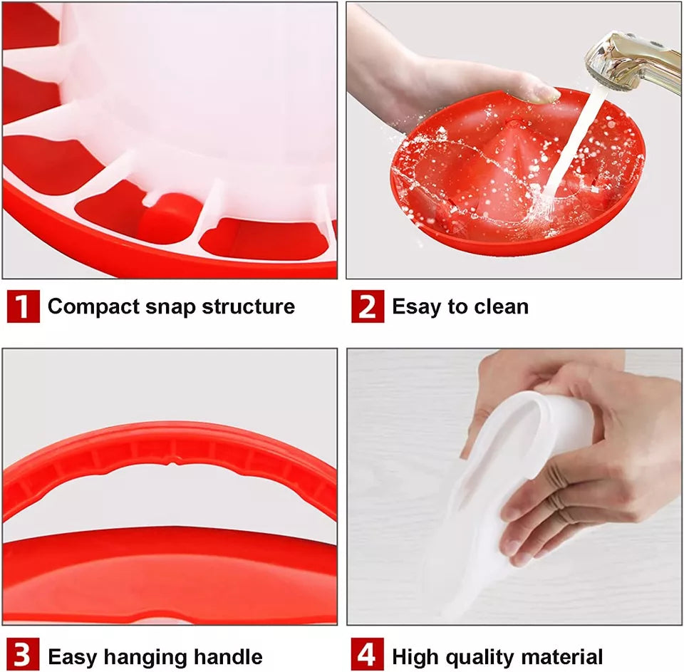 Portable Automatic Chicken Bird Chook Poultry Food Water Feeder Drinker Waterer