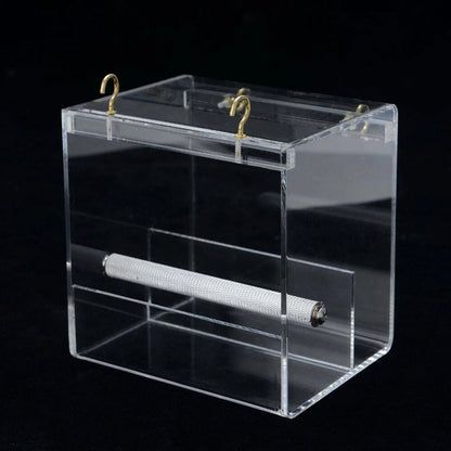 Automatic Acrylic Parrot Feeder | No Mess Bird Cage Seed Feeding | No Mess Feeder