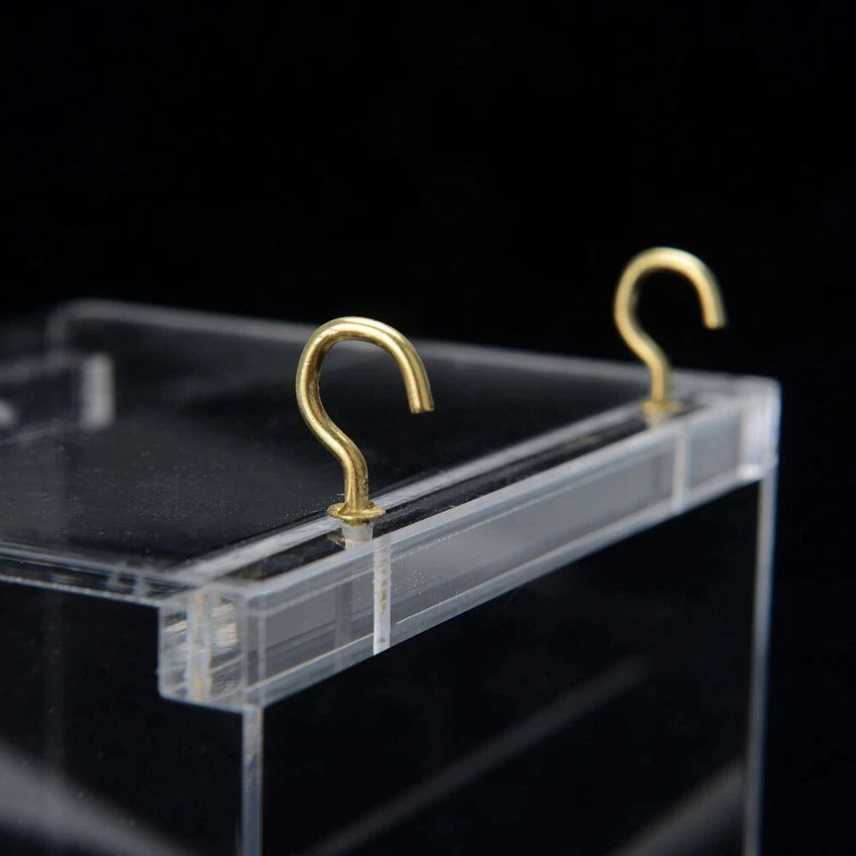 Automatic Acrylic Parrot Feeder | No Mess Bird Cage Seed Feeding | No Mess Feeder