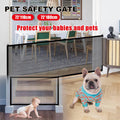Dog Pet Gate Mesh | Safe Fence Barrier Guard | Stair Enclosure Baby Puppy Safety Net | 72x180 CM