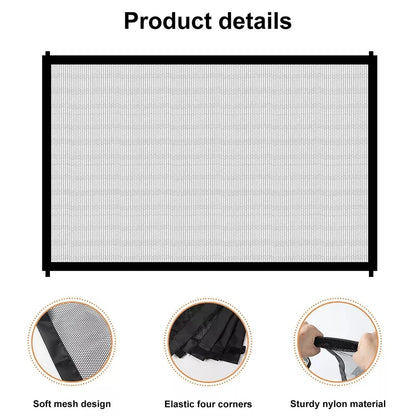 Dog Pet Gate Mesh | Safe Fence Barrier Guard | Stair Enclosure Baby Puppy Safety Net | 72x180 CM