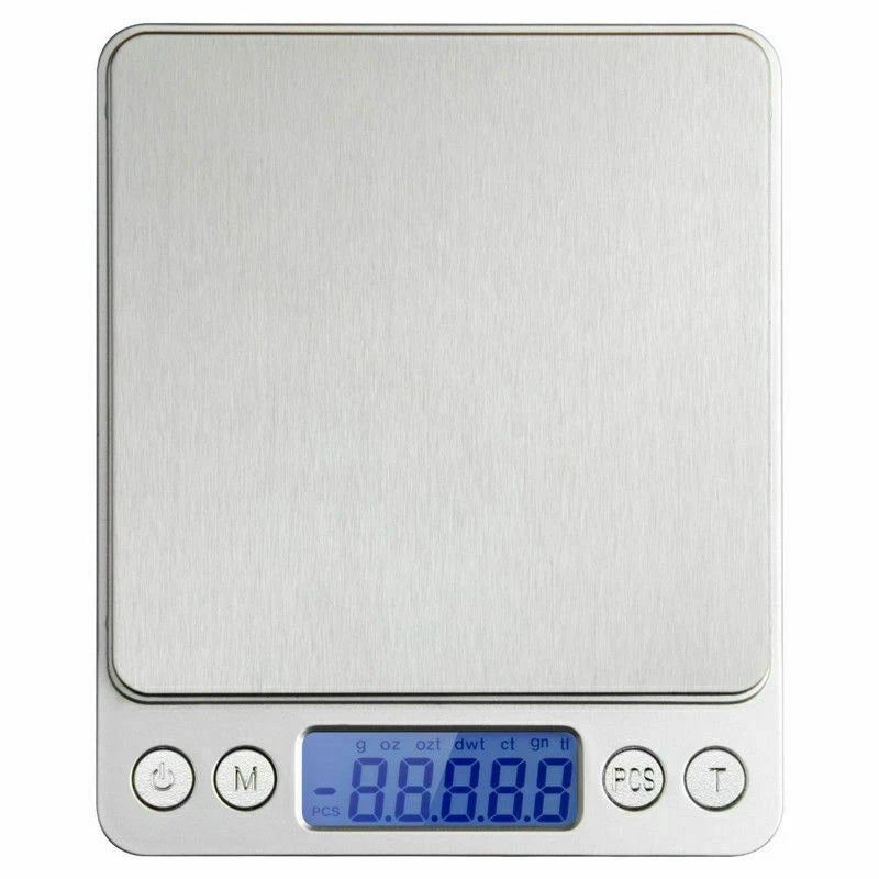 LCD Electronic Digital Metal Kitchen Scale | 0.1kg Accuracy Scales | Capacity 3kg | Super Slim