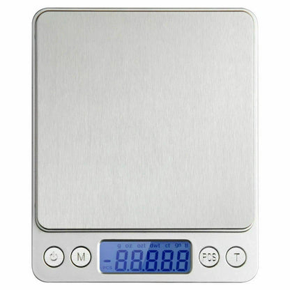 LCD Electronic Digital Metal Kitchen Scale | 0.1kg Accuracy Scales | Capacity 3kg | Super Slim