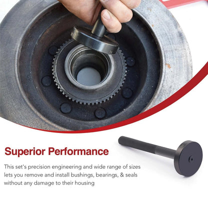 52PCs Custom Bushing Bearing Seal Driver Push Press Disc Tool Set kit 18mm-74mm