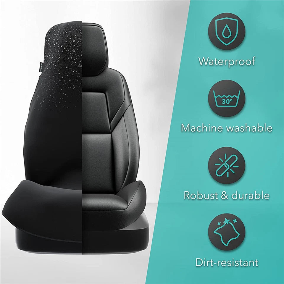 Pet Car Seat Cover | Pair Throw Over Seat Cover | Waterproof Seat Protector Universal