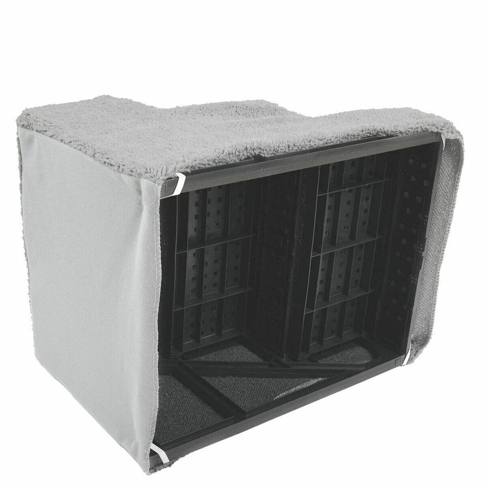 Pet Stairs 3 Steps Easy Assemble | Portable Cat Dog Ladder w/ Cover | Step Ramp Climb For Pup Play