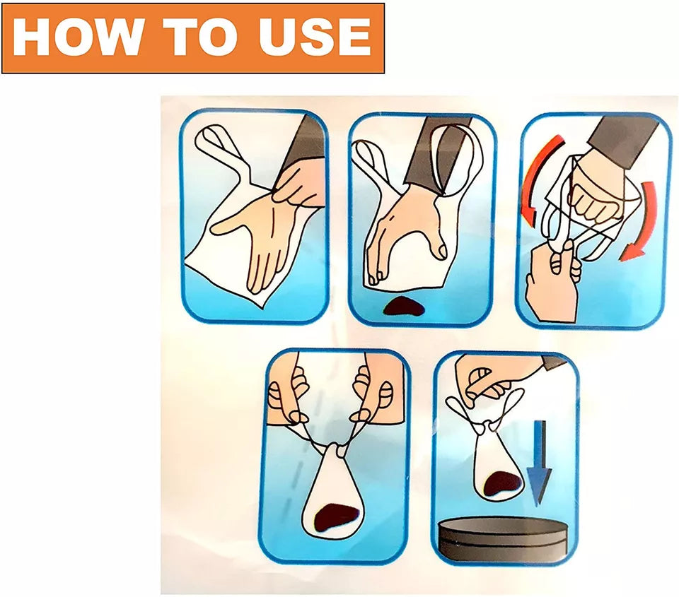 Dog Waste Bags | Pet Cat Puppy Poop Bag | 100 pcs Bio-degradable Scented Bags