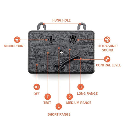 Outdoor Anti Barking Device | Intelligent Ultrasonic Bark Control | Sonic Silencer Tool | Professional Grade Trainer