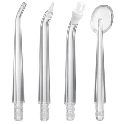 Cordless Water Flosser | Dental Oral Irrigator Floss Pick Teeth Cleaner | Four Cleaning Heads | Pink Only