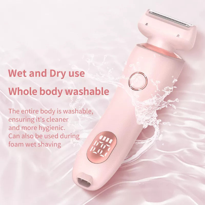 Women Pro Silk Glide Epilator - Pink | Electric Shaver Razors Trimmer | Bikini Hair Remover