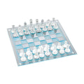 Karson Crystal Chess Game Set 32pc | Glass Board | Suitable for 6y+ | Stylish Centerpiece