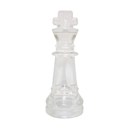 Karson Crystal Chess Game Set 32pc | Glass Board | Suitable for 6y+ | Stylish Centerpiece