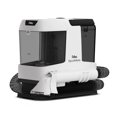 I-Vac SpotMate Spot Cleaner| Self-Clean Nozzle & Upholstery Tool White | Powerful Performance Vacuum