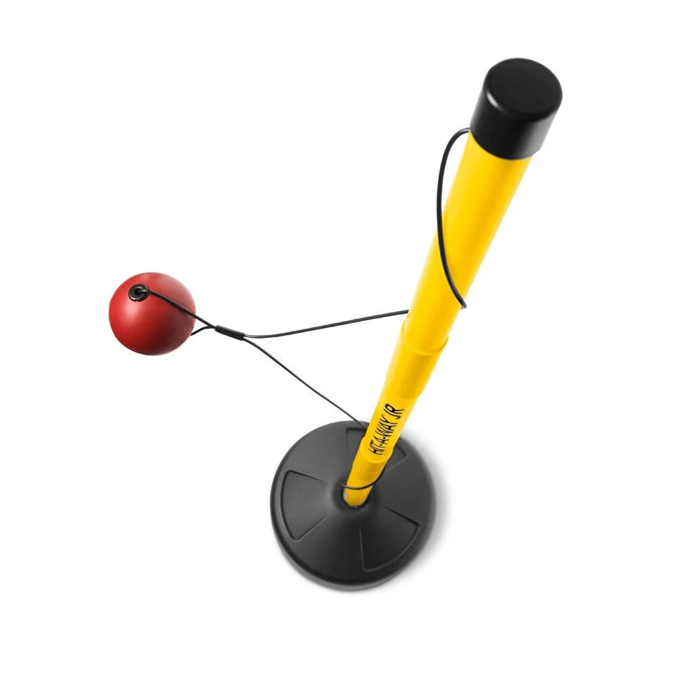 Junior Cricket Swing Trainer | Adjustable Bat-A-Way Equipment | Cricket Practice | Hand Eye Coordination