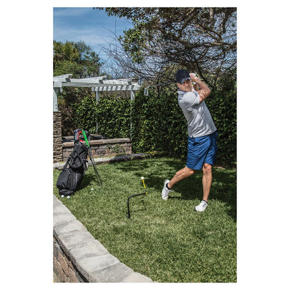 Pure Path Golf Swing/Range | Training Posture Correcting Stake Practice Tool