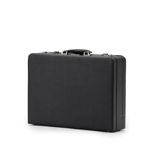 Tosca Hard Case Hand Carry | Business Briefcase Bag w/ Combination Lock Black | Organisational Pockets